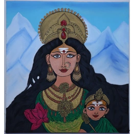 Painting : Divine Power: Goddess Durga