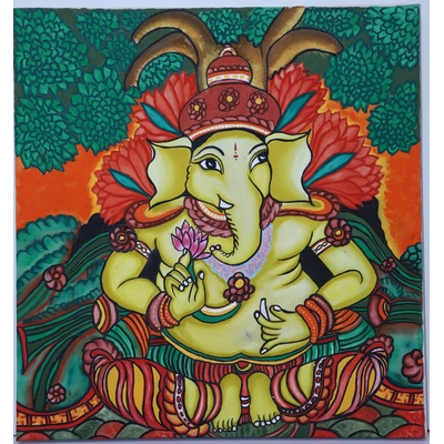 Painting : Eternal Blessings: Ganesh Ji