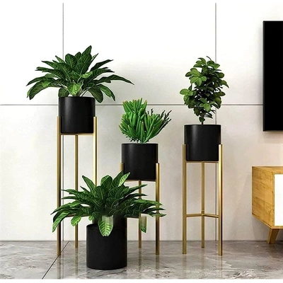 Iron Planter Set of 3 (Black)