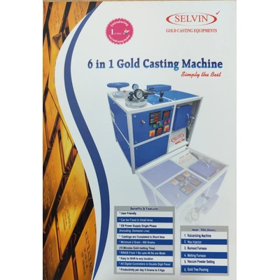 6 in 1 Casting Machine for Gold silver