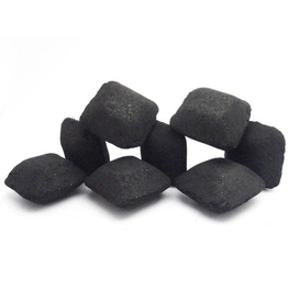 COCONUT SHELL PILLOW CHARCOAL BRIQUETTES