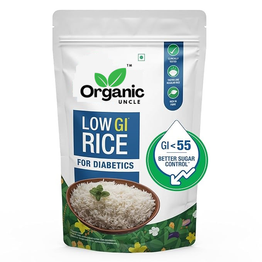 Premium Diabetic Rice 5 kg | Tested Low GI Rice For Diabetic | Sugar Free Rice To Manage Blood Sugar Level| Sona Masoori Rice| Healthy Low Carb Brown Rice equivalent|