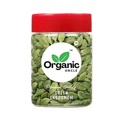 Superior Grade Whole Green Cardamom (Elaichi) Aromatic Green Pods, Non-Gmo - Perfect For Culinary & Aromatic Uses | Ghi Foods