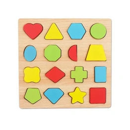 Shape & Learn Wooden Board