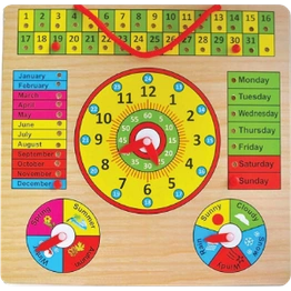 Kids Learning Calendar Board: Seasons, Weather, and Days