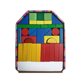 Wooden Blocks Bag for Kids