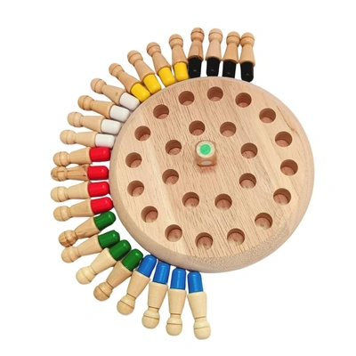 Wooden Memory Match Stick Chess Game