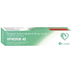 Enoxaparin Sodium injection BP 40mg/0.4ml - HPNORIN 40