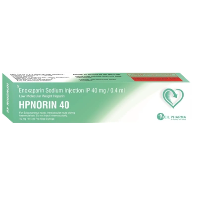 Enoxaparin Sodium injection BP 40mg/0.4ml - HPNORIN 40