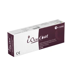 Sodium Hyaluronate 3% w/v with Sodium Chondroitin Sulfate 4% w/v Ophthalmic Solution 1ml iOcuCoat