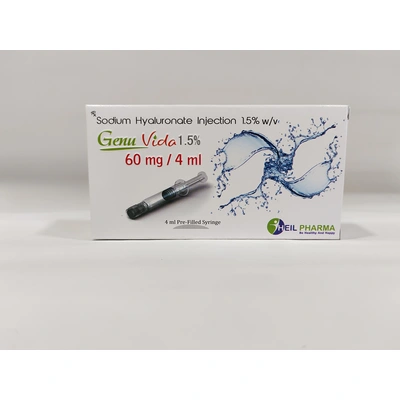 Sodium Hyaluronate injection 1.5% w/v 4ml GenuVida 1.5%