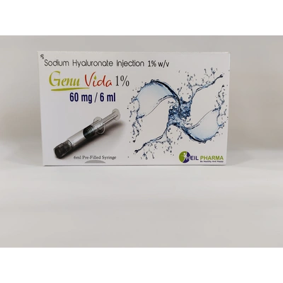 Sodium Hyaluronate injection 1.0% w/v 6ml GenuVida 1.0%