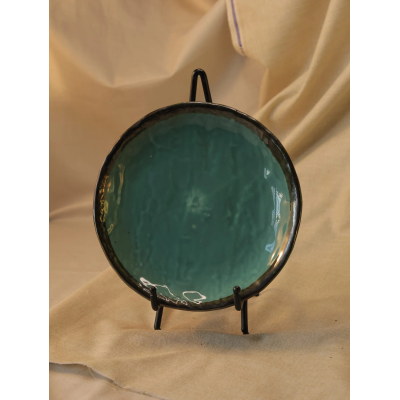 Emerald Green Ceramic Plate