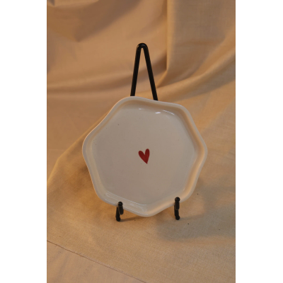 HexaForma Touch of Love ceramic plate