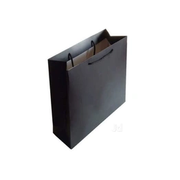 Laminated Grey Back Duplex Paper Bag with Cotton Rope Handle