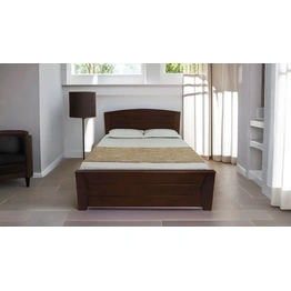 RRLC Solid Rubber Wood Queen Size Bed without storage 78*60inch rose finish