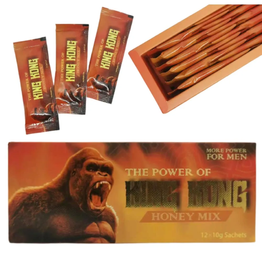 SEX ENHANCEMENT SUPPLEMENT THE POWER OF KING KONG HONEY MIX (10G X 12 SACHET)