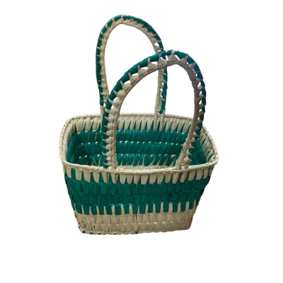 UNIVERSAL GEM Handmade Carry Basket- Palm Leaf Basket Large | Stylish & Eco-Friendly Multi-Utility Basket