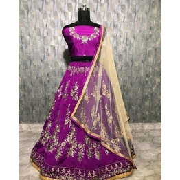 Gorgeous Taffeta Silk Lehenga