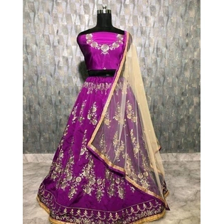 Gorgeous Taffeta Silk Lehenga