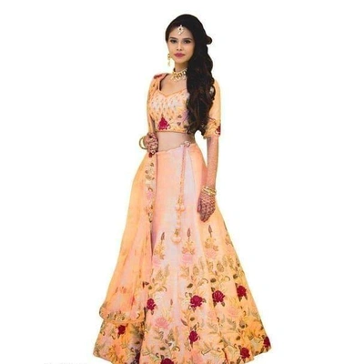 Gorgeous Voguish Satin Silk Lehenga