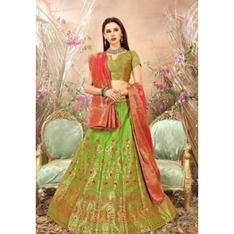 Magnificent Banarasi Silk Lehenga