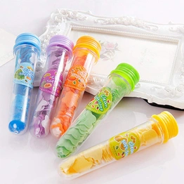 RD MALL Travel Soft Paper Soap Flower Design Tube Shape Bottle Set of 6 Piece - Random Color