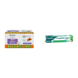 Himalaya Gentle Baby Soap (4N*75g) & Himalaya Complete Care Plaque Removal Toothpaste - 150 g