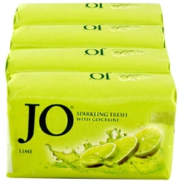 Jo Lime Sparkling Fresh Soap with Glycerine 150 g (Pack of 4)