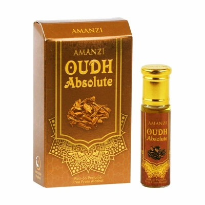 AMANZI - Oudh Absolute - Long lasting Attar Perfume Alcohol Free - For Men and Women - 6ml