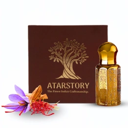 ATARSTORY Kesar Chandan Attar Alcohol Free Long Lasting Fragrance | Attar Oudh for Men and Women