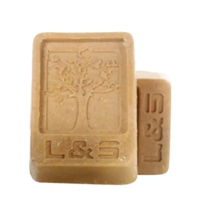 L&S Lila Handmade Besan Turmeric Soap with Glycerin, Sulphate and Paraben and Dyes Free (Pack of 4, 100 Grams)