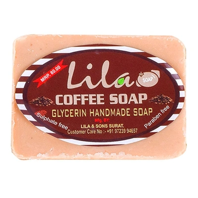 L&S Lila Handmade Coffee Soap (Pack Of 4, 100 Grams)