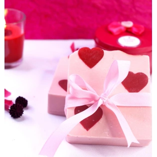 Ruby Heart Designer soap