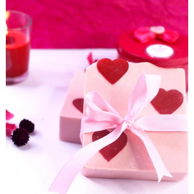 Ruby Heart Designer soap