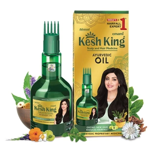 Kesh King Ayurvedic Anti Hairfall Hair Oil |21 Natural Ingredients with Bhringraja, Amla and Brahmi - 100 ml