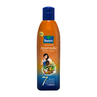 Parachute Advansed Ayurvedic Coconut Hair Oil With Neem, Amla, Bhringraj & 22 Natural Herbs | Reduces Dandruff, Thinning & Prevents Hairfall | 190ml