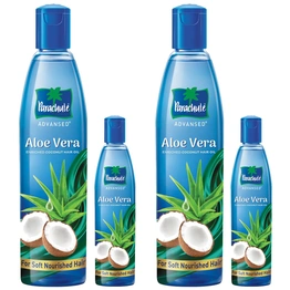 Parachute Advansed Aloe Vera Enriched Coconut Hair Oil, 250ml + 75ml | For Soft, Strong Hair (Pack of 2)