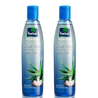 Parachute Advanced Aloe Vera Enriched Coconut Hair Oil, 250ml (Pack of 2)