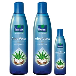 Parachute Advansed Aloe Vera,Enriched Coconut Hair Oil, 250 ml with FREE 75 ml Pack & Parachute Advansed Aloe Vera,Enriched Coconut Hair Oil, 250 ml