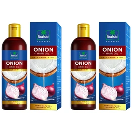 Parachute Advansed Onion Hair Oil for Hair Growth and Hair Fall Control with Natural Coconut Oil & Vitamin E - 200ml (Pack of 2)