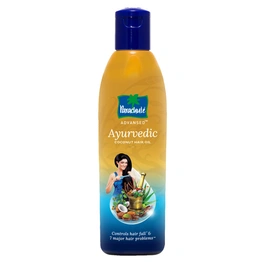 Parachute Advansed Ayurvedic Coconut Hair Oil with Neem, Amla, Bhringraj & 22 Natural Herbs | Reduces Dandruff, Thinning & prevents Hair fall | 180ml