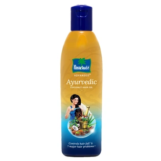 Parachute Advansed Ayurvedic Coconut Hair Oil with Neem, Amla, Bhringraj & 22 Natural Herbs | Reduces Dandruff, Thinning & prevents Hair fall | 180ml