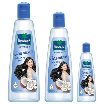 Parachute Advansed Jasmine Coconut Hair Oil, 300ml (Free 90ml) & Jasmine Coconut Hair Oil, 500ml