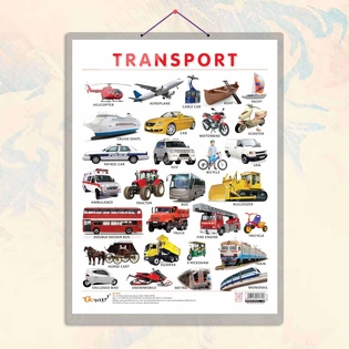 TRANSPORT CHART HARD LAMINATED | Gowoo's Transport Discovery Hardcover