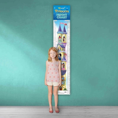 PRINCESS HEIGHT CHART | Enchanted Heights: Princess Growth Chart Hardcover