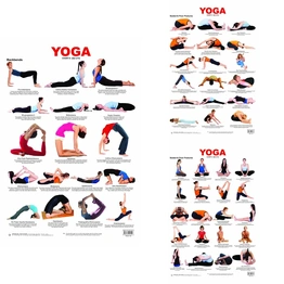 Yoga Chart 5 + Yoga Chart 3 + Yoga Chart 2 + Yoga Chart 1 (Set of 4 Books) Product Bundle