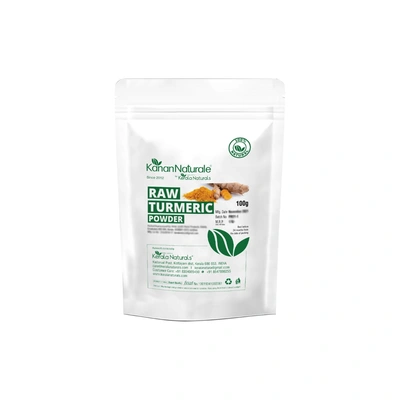 Kerala Naturals Kanan Naturale Raw Turmeric Powder 200 gm ( 100 gm x 2 Packs )