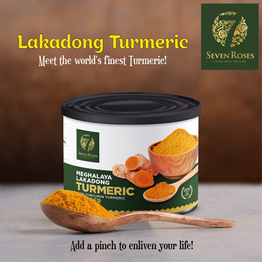 High Curcumin Meghalaya Lakadong Turmeric Powder -150 gm -Premium Quality