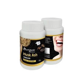 Kerala Naturals Husk Ash - Herbal Tooth Powder 50gm